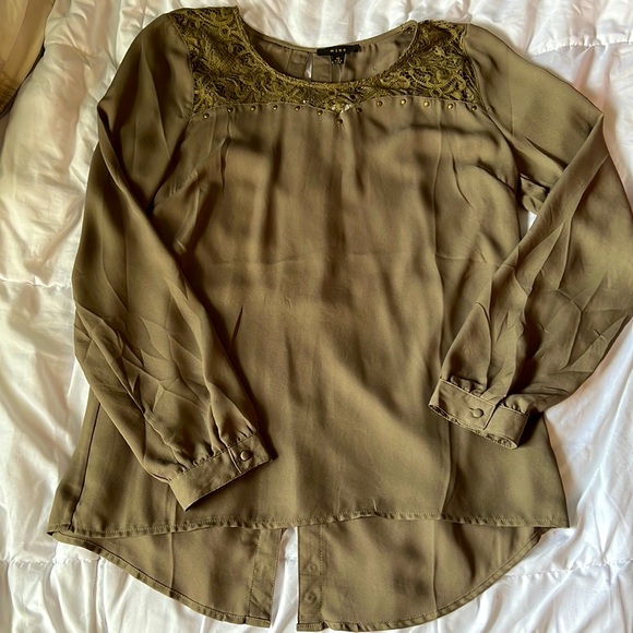 mine Tops - NWT MINE L/S SHIRT SA MEDIUM